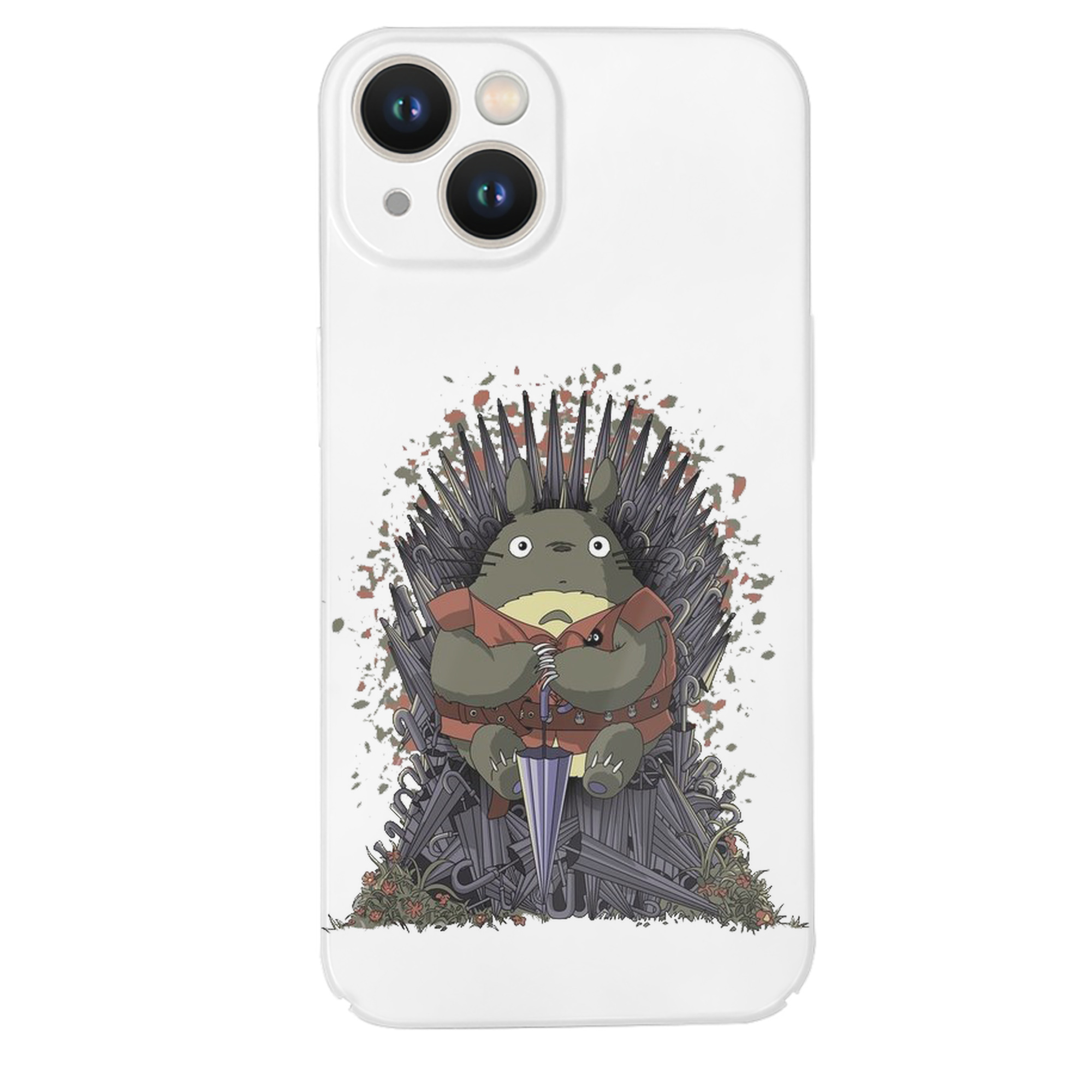 （画像用） となりのトトロ 草壁メイ 草壁サツキ My Neighbor Totoro Satsuki Kusakabe Mei Kusakabe 【iPhone 14シリーズ対応】ハードケース
